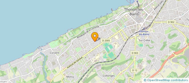 localisation de l'entreprise MADAME AGNES KNOCKAERT à THONON-LES-BAINS