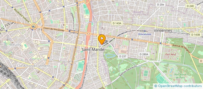 localisation de l'entreprise MADAME AGNES KOCH à SAINT-MANDE