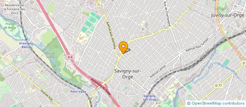localisation de l'entreprise MADAME AGNES KOHEN à SAVIGNY-SUR-ORGE