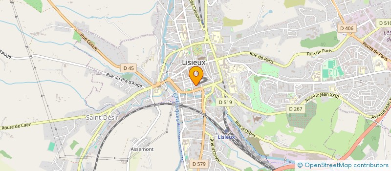 localisation de l'entreprise MADAME AGNES KORN  LISIEUX