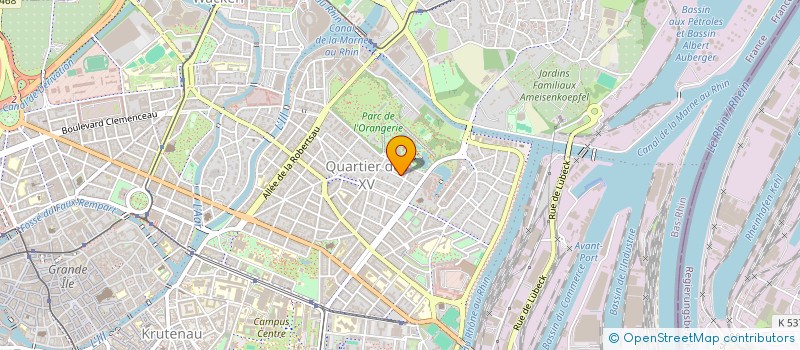 localisation de l'entreprise MADAME AGNES KRONEN  STRASBOURG