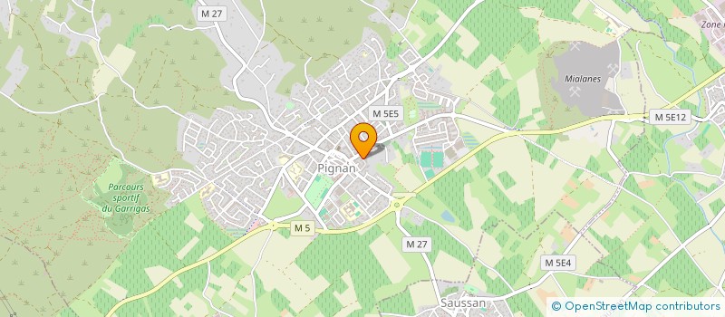 localisation de l'entreprise MADAME AGNES KRUPSKI à PIGNAN