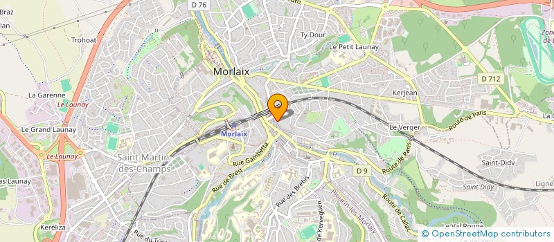 localisation de l'entreprise MADAME AGNES LABBE à MORLAIX