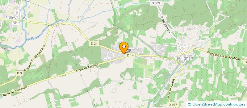 localisation de l'entreprise MADAME AGNES LABOURIER  TAULIGNAN