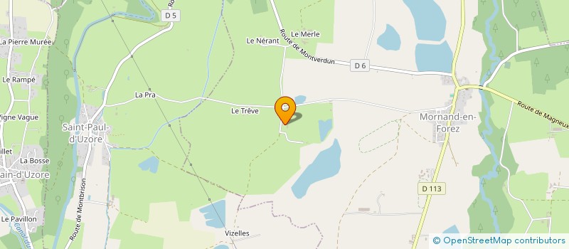 localisation de l'entreprise MADAME AGNES LABROSSE  MORNAND-EN-FOREZ