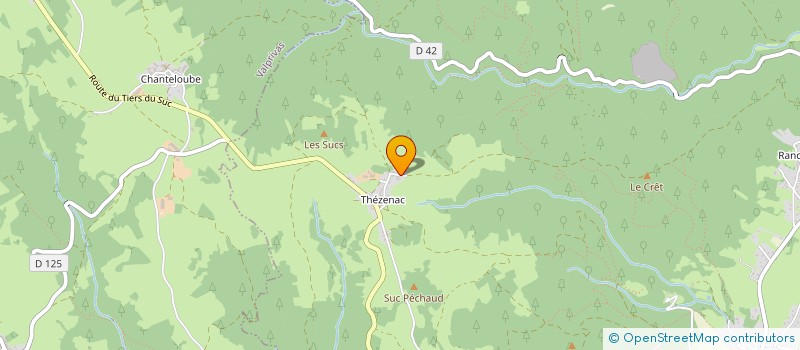 localisation de l'entreprise MADAME AGNES LACOMBRE  BAS-EN-BASSET