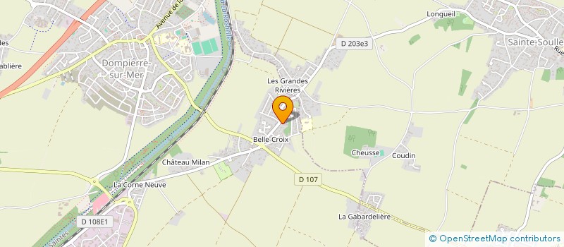 localisation de l'entreprise MADAME AGNES LACOSTE  DOMPIERRE-SUR-MER