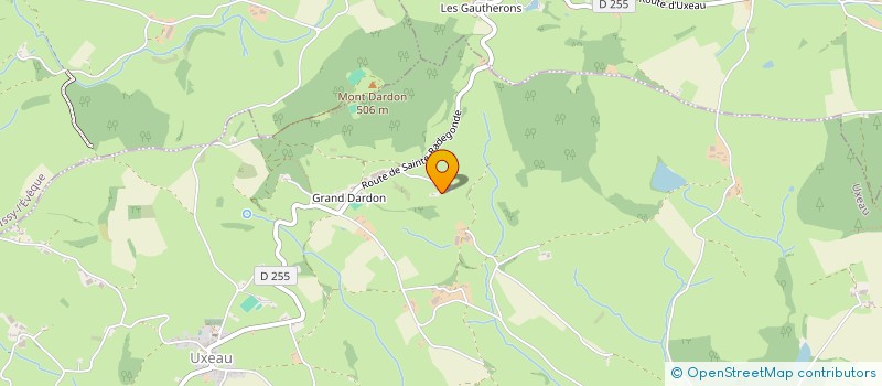 localisation de l'entreprise MADAME AGNES LAGARDE  UXEAU