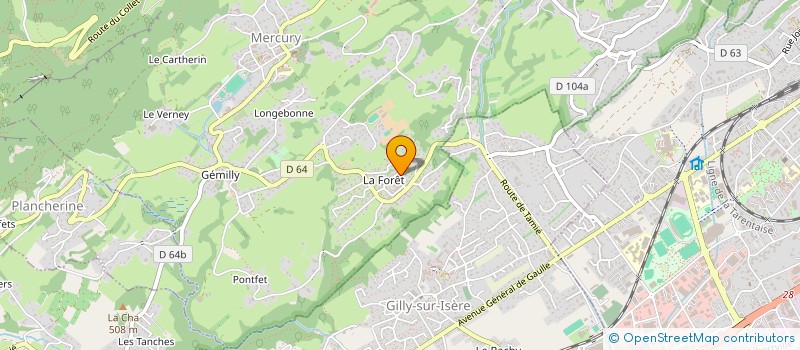 localisation de l'entreprise MADAME AGNES LAISSUS  MERCURY