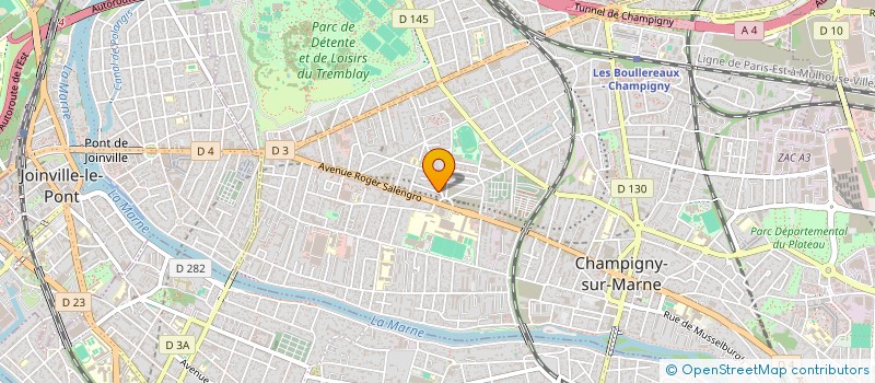 localisation de l'entreprise MADAME AGNES LALEU à CHAMPIGNY-SUR-MARNE