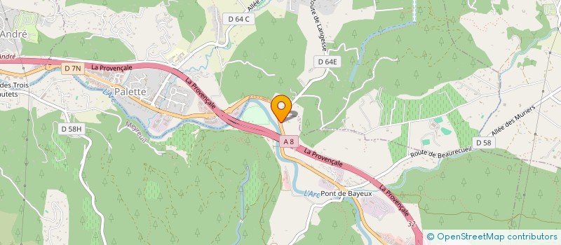 localisation de l'entreprise MADAME AGNES LALLEMAND  MEYREUIL