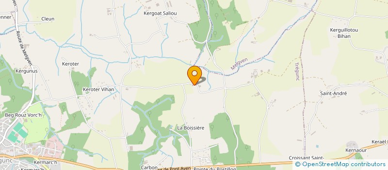 localisation de l'entreprise MADAME AGNES LANCIEN  TREGUNC