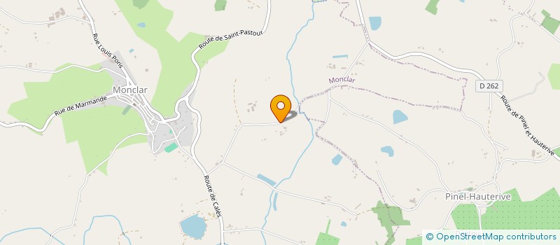 localisation de l'entreprise MADAME AGNES LANCRY  MONCLAR