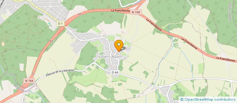 localisation de l'entreprise MADAME AGNES LANDES  ARGENTEUIL