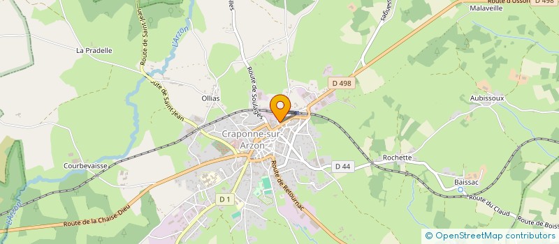 localisation de l'entreprise MADAME AGNES LANG  CRAPONNE-SUR-ARZON