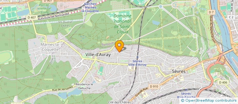 localisation de l'entreprise MADAME AGNES LAOUENAN  VILLE-D'AVRAY