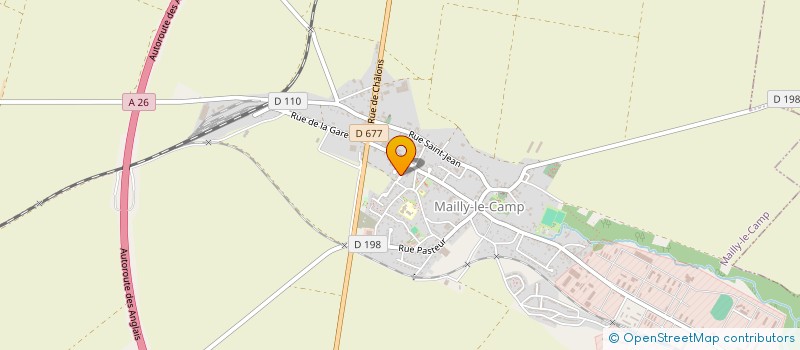localisation de l'entreprise MADAME AGNES LARROQUE à MAILLY-LE-CAMP