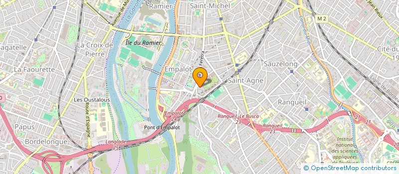 localisation de l'entreprise MADAME AGNES LASNE à TOULOUSE