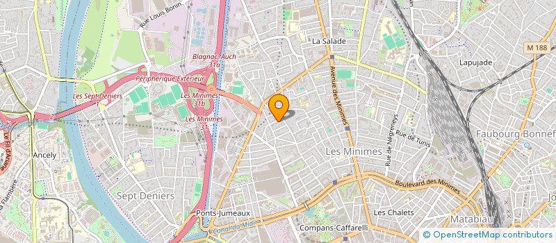 localisation de l'entreprise MADAME AGNES LASSUS à TOULOUSE