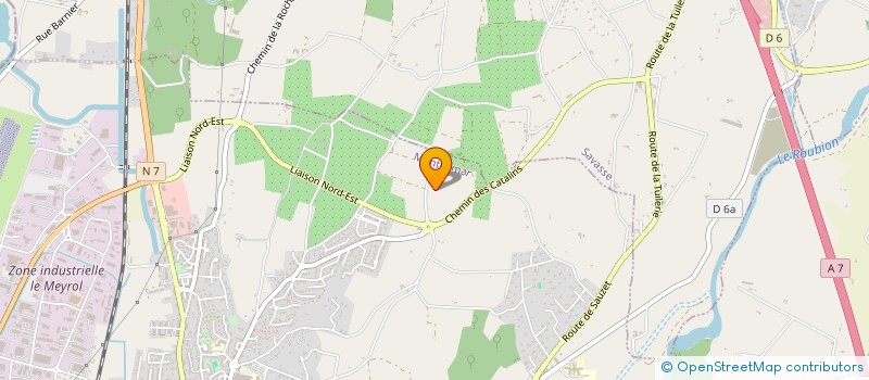 localisation de l'entreprise MADAME AGNES LAURENT  MONTELIMAR