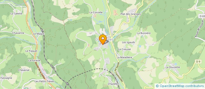 localisation de l'entreprise MADAME AGNES LAURENT  CLAVEISOLLES