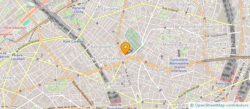 localisation de l'entreprise MADAME AGNES LAZAREVITCH  PARIS