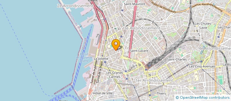 localisation de l'entreprise MADAME AGNES LE COURTOIS à MARSEILLE