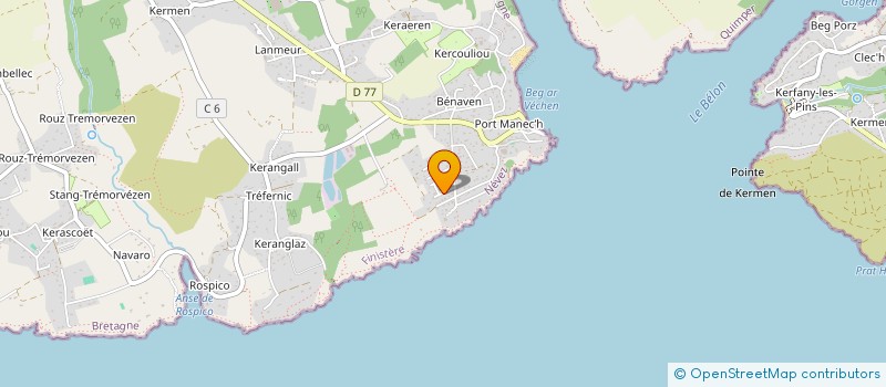 localisation de l'entreprise MADAME AGNES LE FLOCH  NEVEZ