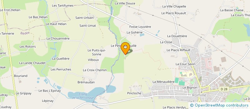 localisation de l'entreprise MADAME AGNES LE MARTELOT  ROMILLE