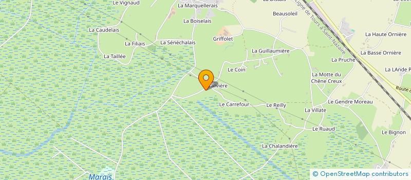 localisation de l'entreprise MADAME AGNES LE MOULLAC  VIGNEUX DE BRETAGNE