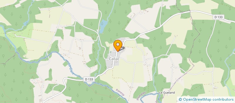 localisation de l'entreprise MADAME AGNES LE ROUZIC  PLUMELEC