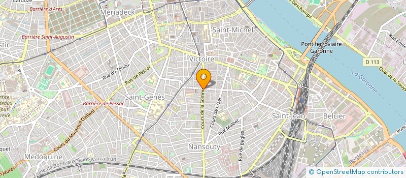 localisation de l'entreprise MADAME AGNES LEBAS à BORDEAUX