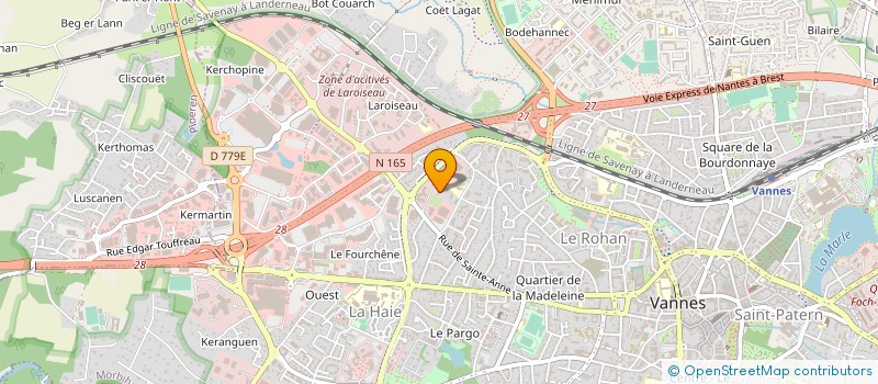 localisation de l'entreprise MADAME AGNES LEBRETON à VANNES