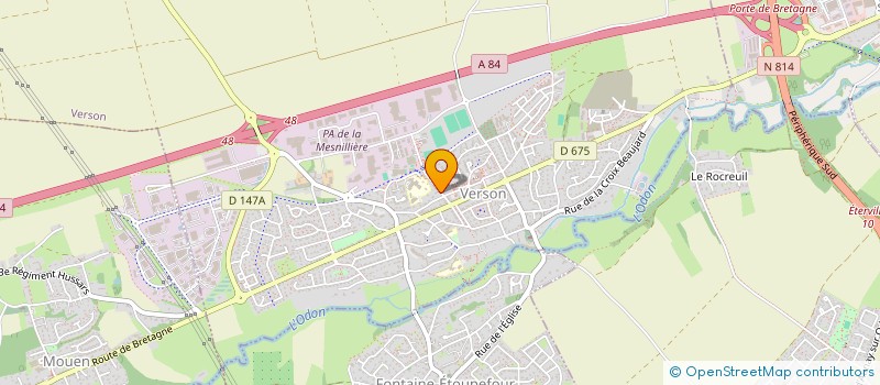 localisation de l'entreprise MADAME AGNES LECAMPION  VERSON