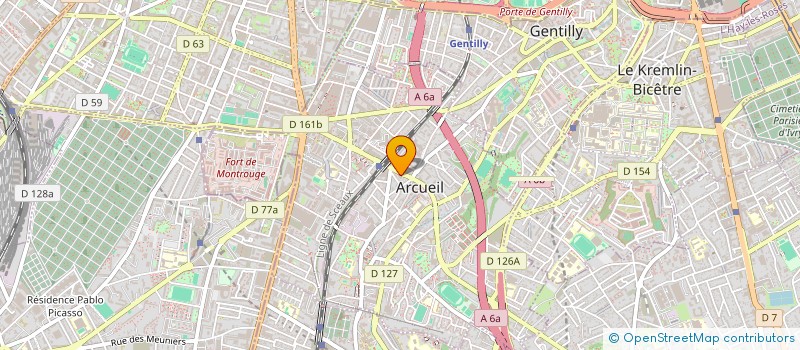 localisation de l'entreprise MADAME AGNES LECLERC DUPUY  ARCUEIL