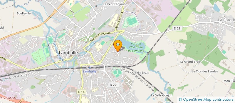 localisation de l'entreprise MADAME AGNES LECOINTRE à LAMBALLE-ARMOR