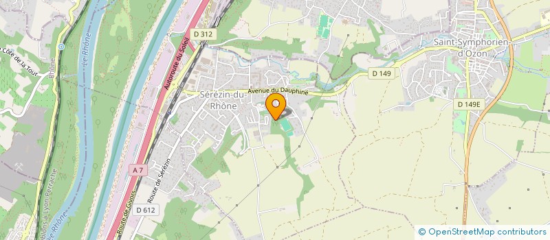 localisation de l'entreprise MADAME AGNES LEGENDRE  SEREZIN-DU-RHONE