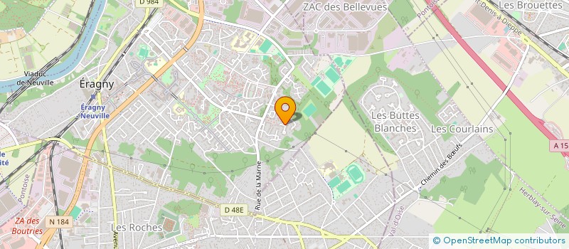 localisation de l'entreprise MADAME AGNES LEGUIER  ERAGNY