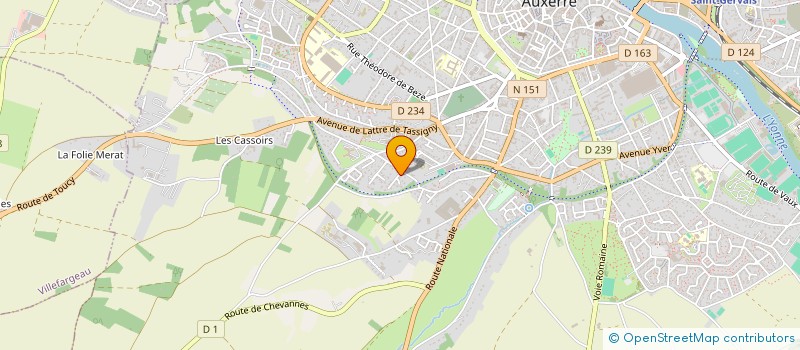localisation de l'entreprise MADAME AGNES LEMAIGRE à AUXERRE