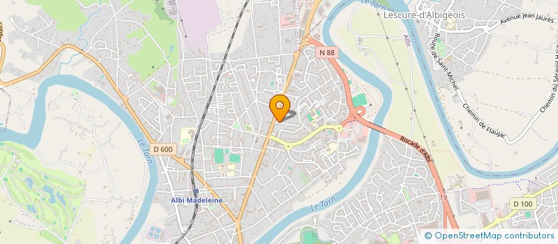 localisation de l'entreprise MADAME AGNES LEMEASLE à ALBI