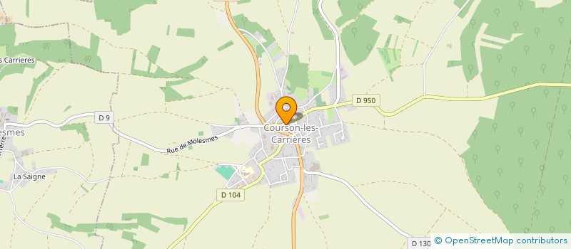 localisation de l'entreprise MADAME AGNES LENAIN à COURSON-LES-CARRIERES