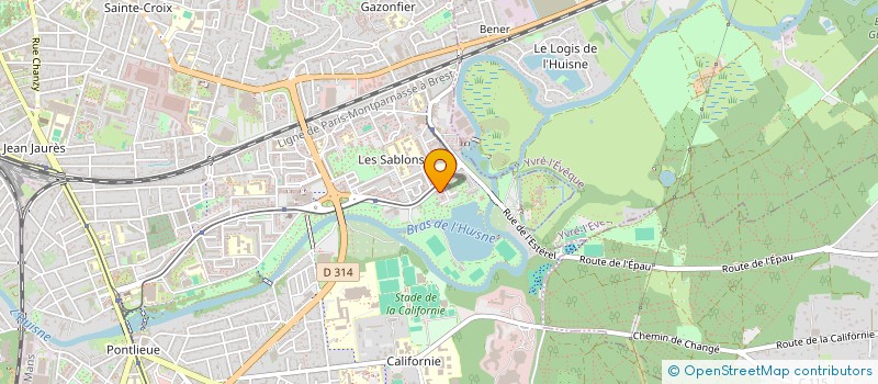 localisation de l'entreprise MADAME AGNES LENOBLE  LE MANS