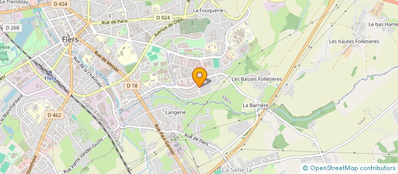 localisation de l'entreprise MADAME AGNES LEPAGE à FLERS