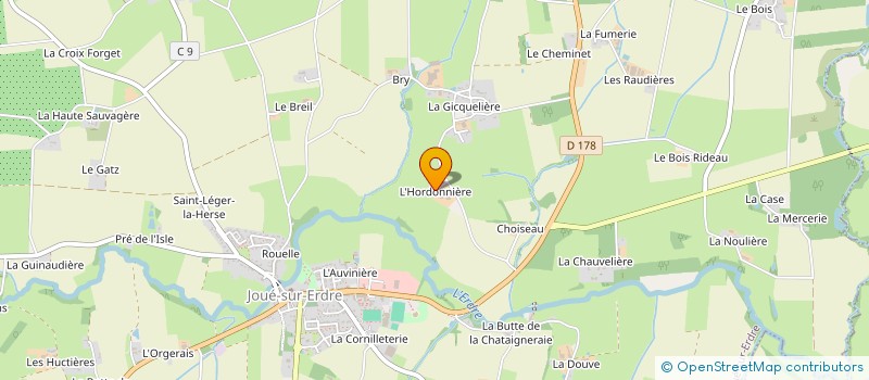 localisation de l'entreprise MADAME AGNES LERAY  JOUE-SUR-ERDRE