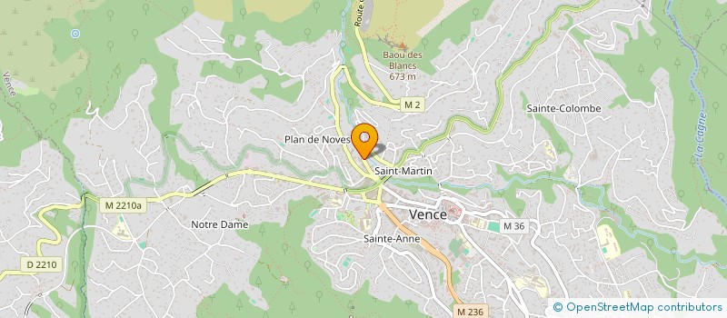 localisation de l'entreprise MADAME AGNES LESAGE  VENCE