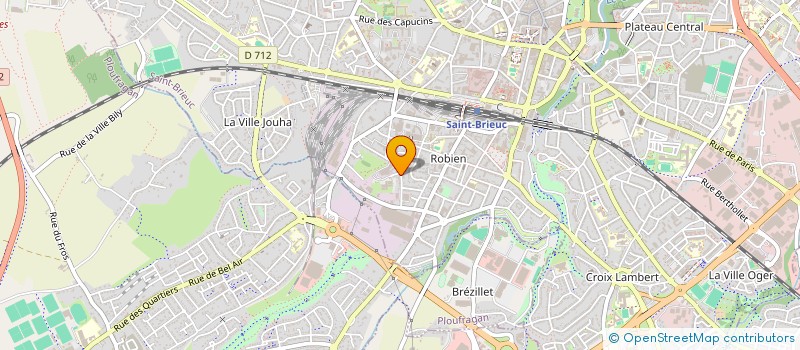 localisation de l'entreprise MADAME AGNES LEVE à SAINT-BRIEUC