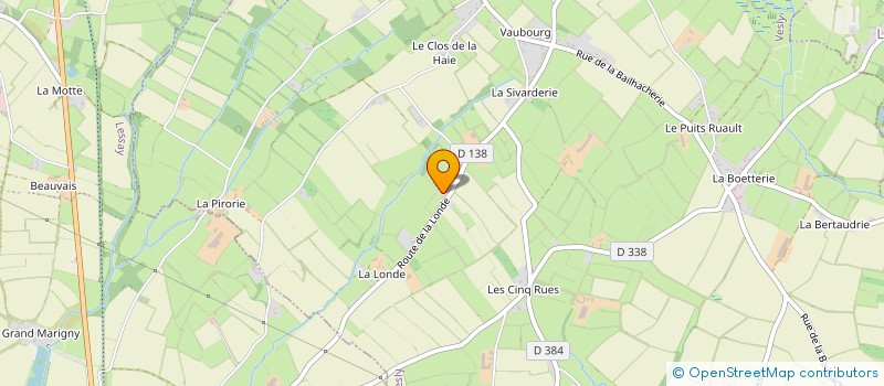 localisation de l'entreprise MADAME AGNES LEVESQUE  VESLY