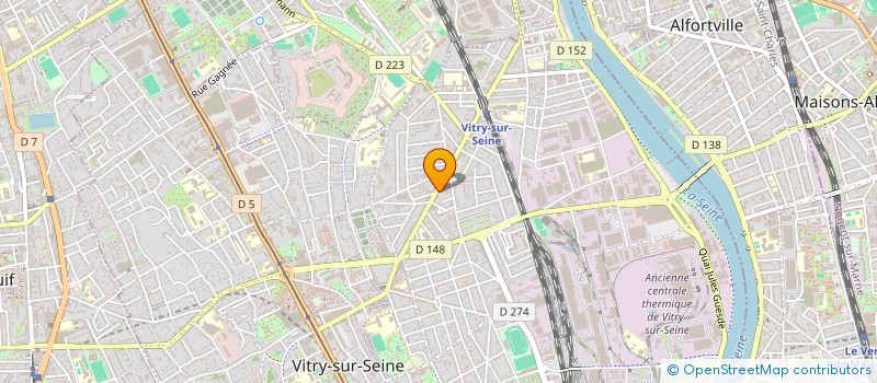 localisation de l'entreprise MADAME AGNES LIEGEY à VITRY-SUR-SEINE