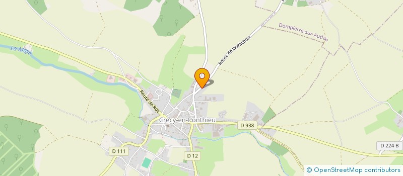localisation de l'entreprise MADAME AGNES LIEVRE à DOMPIERRE-SUR-AUTHIE