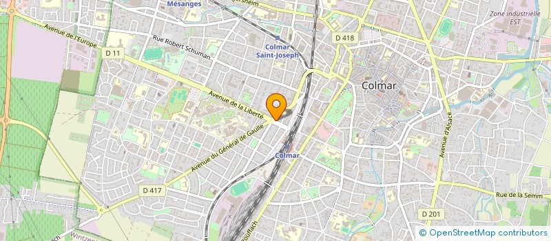 localisation de l'entreprise MADAME AGNES LINSIG  COLMAR